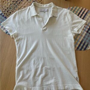 White Orlebar brown polo